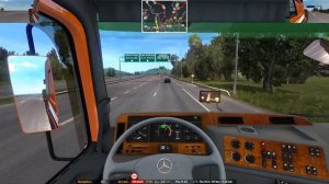 Hauling Explosives in Brazil on classic Mercedes Actros MP1