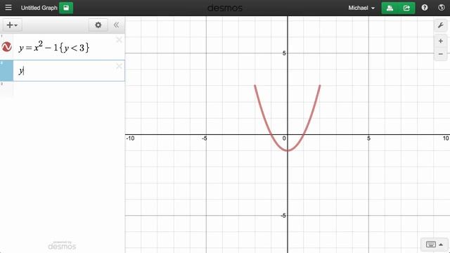 Learn Desmos: Restrictions