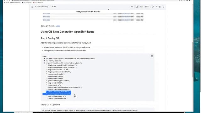 Using F5 CIS to Configure Network when Integrating F5 BIG-IP with OpenShift смотреть онлайн