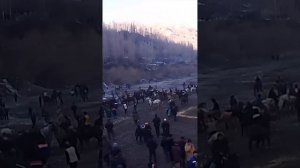 Бузкаши дар нохияи деваштич дехаи Хишекат