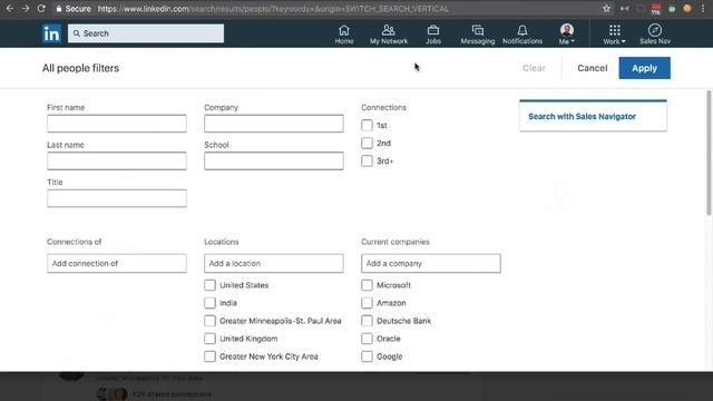 LinkedIn.com Advanced Search Update 2018 смотреть онлайн