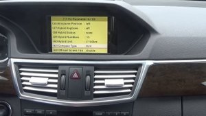 Инженерное меню Мерседес W212 вызываем меняем настройки