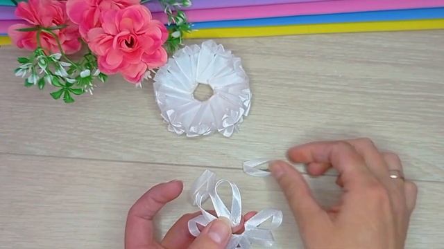 DIY/ Белоснежные школьные бантики ? / Именно так я сделала
