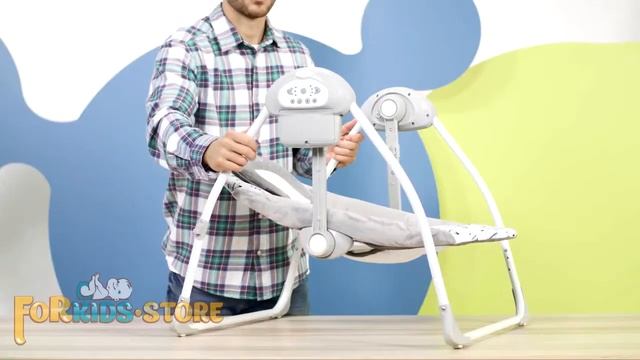 Электрокачели Kinderkraft Flo Сборка