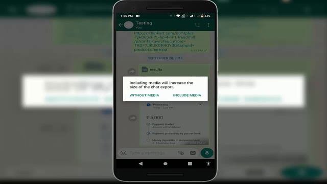 How to Save Whatsapp Conversation to Google Drive in Android 2019