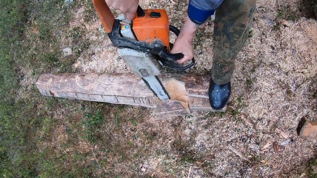 Сруб своими руками из круглого леса.Азы рубки в чашу №2 смотреть онлайн