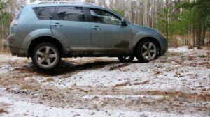Mitsubishi Outlander XL, 3.0 диагональное вывешивание