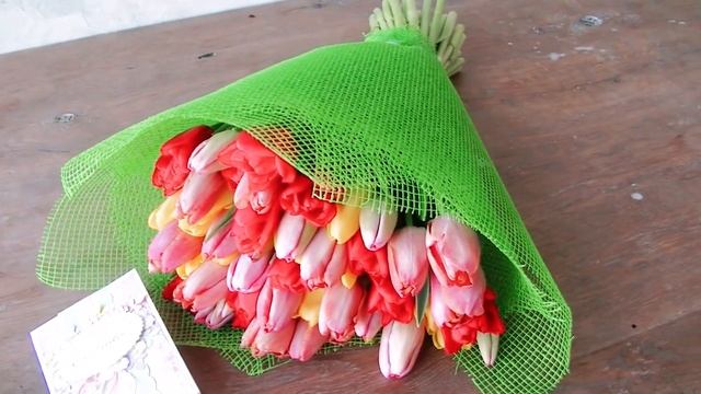 Букет из 51 тюльпана микс смотреть онлайн