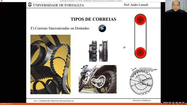 23 - POLIAS - ENGRENAGENS - RODAS DENTADAS - Aula do dia 20/05/20 - Turam AB Manhã смотреть онлайн