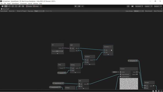 Heat Haze Shader Graph - How to create a heat haze effect in URP⧸HDRP