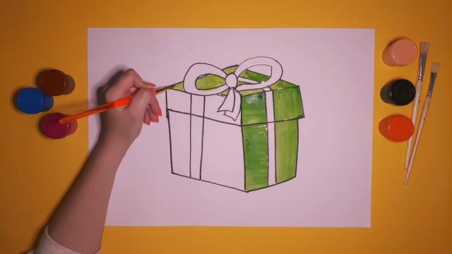 Cartoon Present Drawing, Painting and Coloring for Kids, Toddlers смотреть онлайн