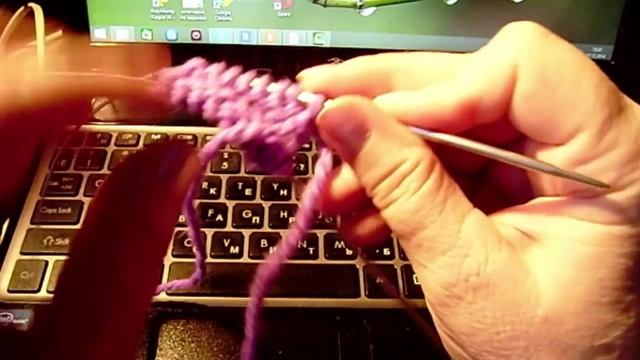 Вязание на круговых спицах.Вяжем с Людмилой Тен! Вязание на круговых спицах с длиной леской! смотреть онлайн