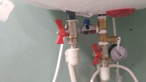 Система подключения бойлера.