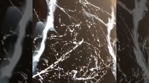 Эпоксидный пол "Черный мрамор"