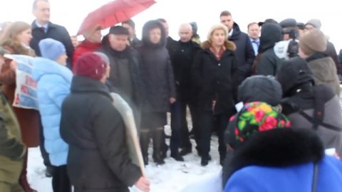 Выезд комиссии Мособлдумы на стройку_Мегасвинарника Серебряные Пруды