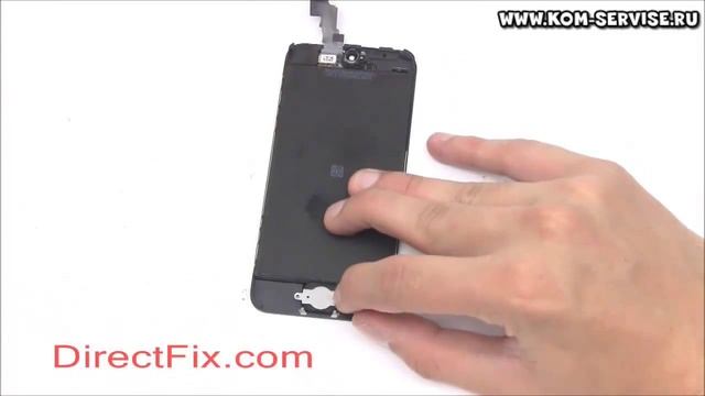 Как заменить разбитый дисплей на iPhone 5с iPhone 5c screen disassembly a1529. смотреть онлайн