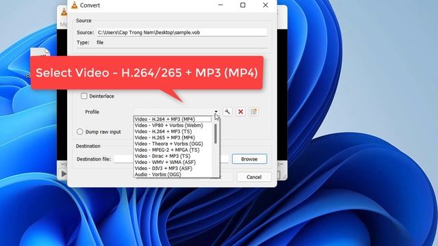 How To Convert A VOB File To MP4 - VOB to MP4 Converter смотреть онлайн