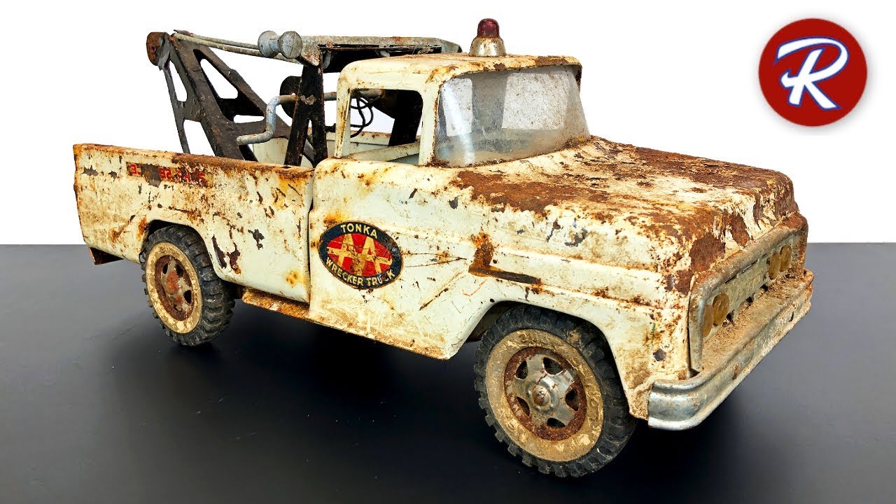 Реставрация эвакуатора Tonka 1960-х годов