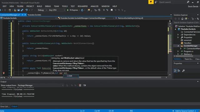 C# Websockets Chat Application (ASP.NET Core) Pt 1 смотреть онлайн