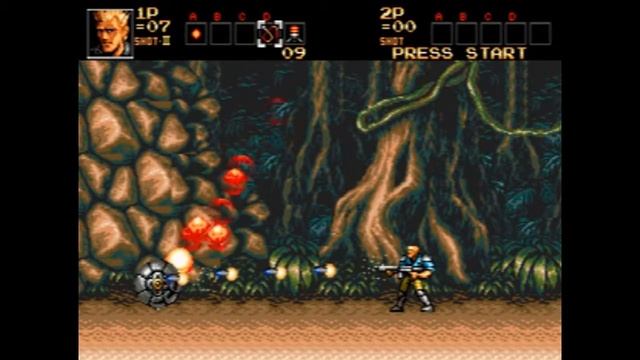 CONTRA HARD CORPS Полное прохождение