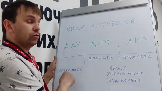 Виды договоров для приобретения недвижимости - ДДУ, ДУПТ и ДКП.