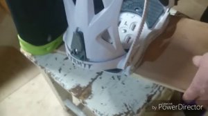 Установка креплений на сноуборд