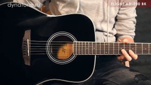 Обзор акустической гитары FLIGHT AD-200