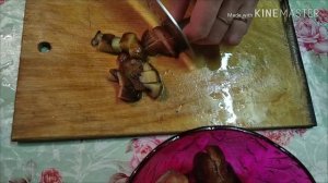 Грибной суп из грибов шитаке./Shitake mushroom soup.