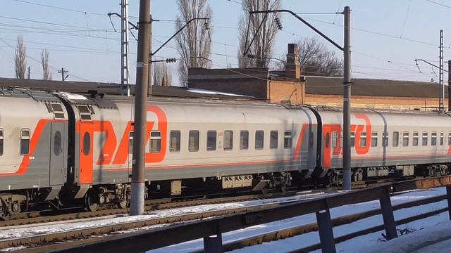 "В Родном городе + единственный рейс" ЭП1М-730 со скорым поездом № 176 Москва - Ростов-на-Дону смотреть онлайн