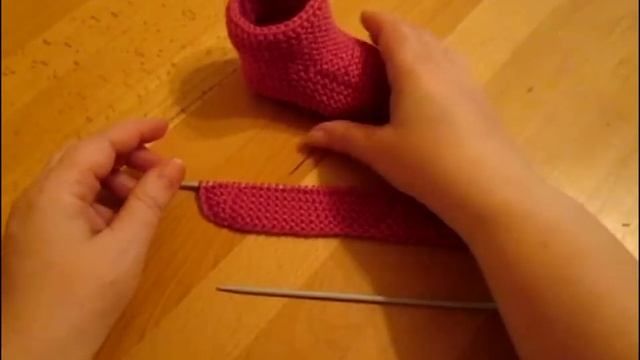 2 Пинетки на 2-х спицах @VasilisaKnitting ?? смотреть онлайн