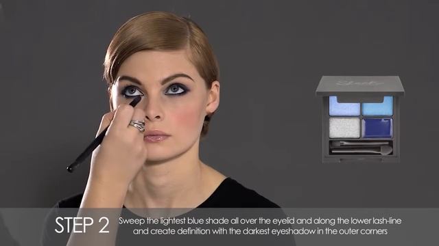 Sleek MakeUP Палетка для макияжа глаз i-Quad Midnight Blues смотреть онлайн