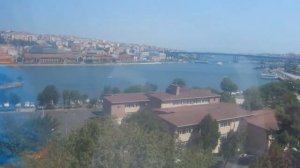 Cable Car Down from Eyup-Pierre Loti Cafe in Istanbul, Turkey