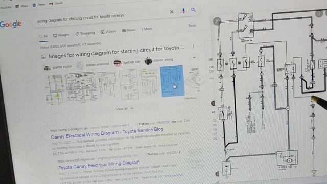 free wiring diagrams for all vehicles starting problem for Toyota, смотреть онлайн