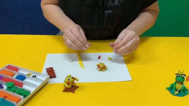 Лепим сказочных героев «Колобок». Воспитатель Уткина С.Н. смотреть онлайн