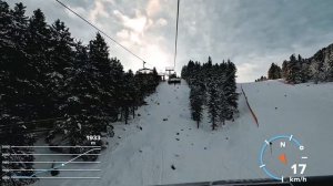 8-CLD Reiterjoch | Obereggen | SkiCenter Latemar | GoPro Timelapse 4K with GPS Data