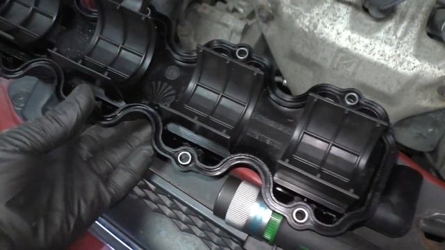 Замена прокладки ГБЦ за ГРМ. Шевроле Авео 1.5 пробегом 101т. смотреть онлайн