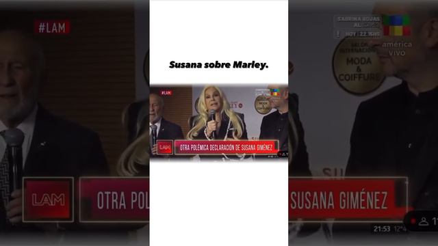 Susana Giménez opinó sobre las acusaciones contra Marley