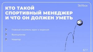Как управлять командой и монетизировать работу спортивного клуба.Интенсив по спортивному менеджмент