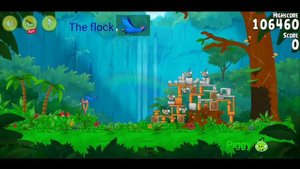 All Birds in Angry Birds slingshot games gameplay
