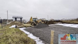 Отсыпка подушки под фундамент