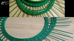 Оплетаем *ЧАСЫ*/ Загибка "Обратной веревочкой"/плетение из газетных трубочек