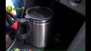 Термокружка с подогревом от прикуривателя