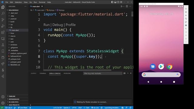 How To Run Existing Flutter App In VSCode On Android Emulator & Fix Error Failed Connect 60 Seconds
