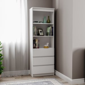 Стеллаж Норд белый