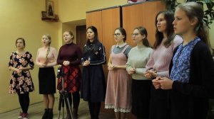 У Троицы окрыленные // муз. Скрягиной Н., сл. Карепановой А. // репетиция // детский хор