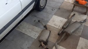 гольф 2 будет жить. ремонт выхлопной системы