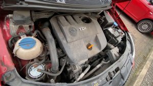 Skoda Fabia 1.4 tdi PD engine start and running sound 3 cylinder Seat Ibiza VW Polo Audi A2  motor
