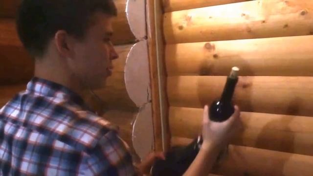 Region12_ola: открыл хитрым способом бутылку вина. смотреть онлайн