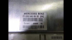 Блок управления пневмо подвеской Мерседес w220