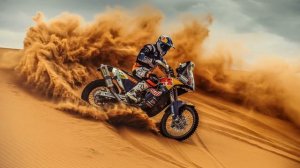 Картинка мотоцикл. Песок, байк, ралли, мото, дюна, Ралли Дакар | Picture motorcycle. Dakar Rally